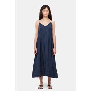 Lacuasa Anthropology Midi Thea Slip Dress Blue Size M